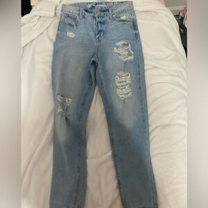 Straight Ripped Jeans Size 6
